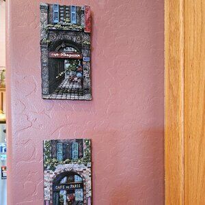 Paris Theme Wall Plaques